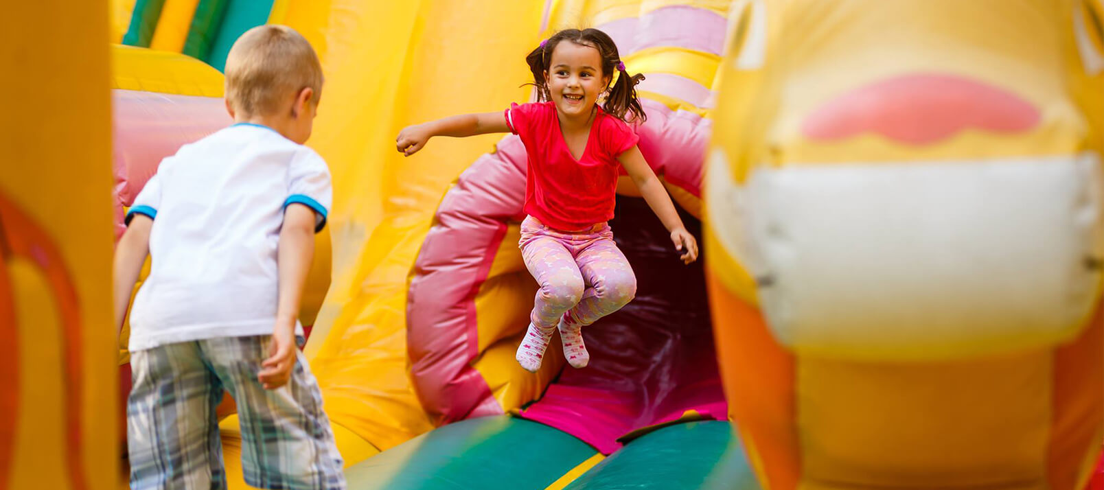 Things to do with Kids in Issaquah, inflatable fun zone at Arena Sports