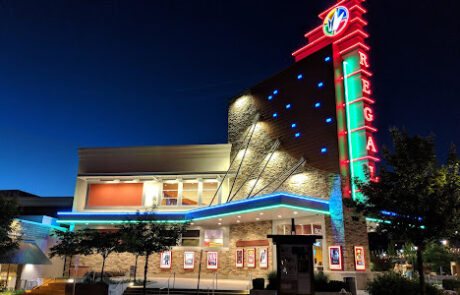 Regal Cinemas Issaquah Highlands at night