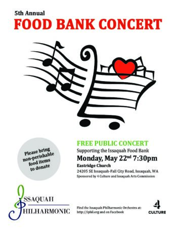 Food Bank Concert Flyer