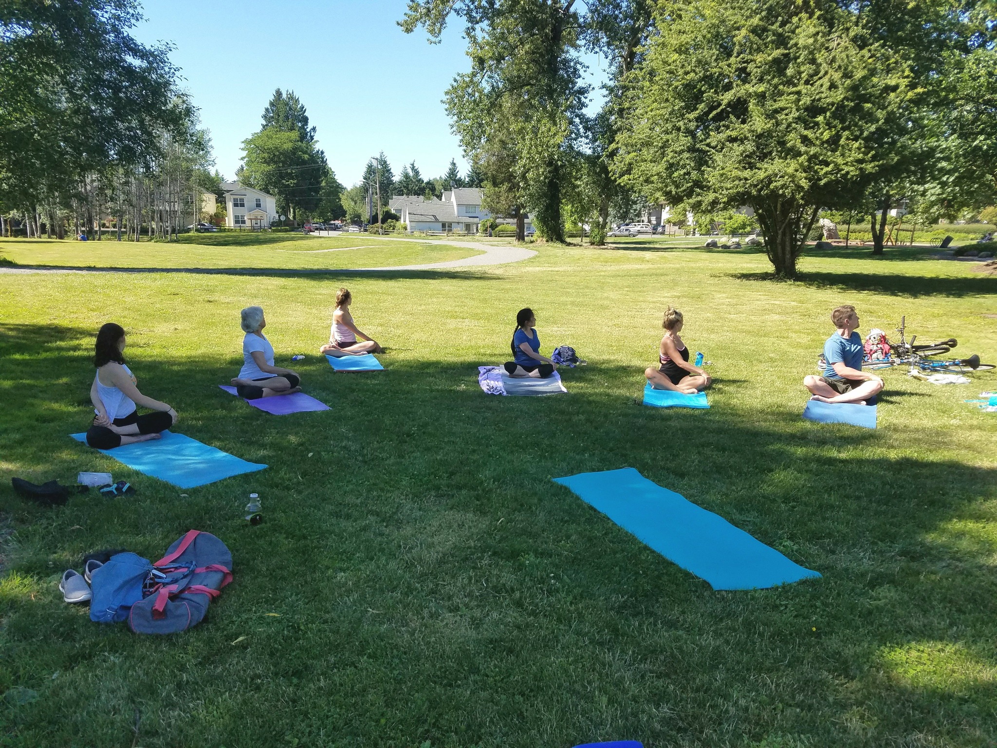 Yoga in Confluence Park 2