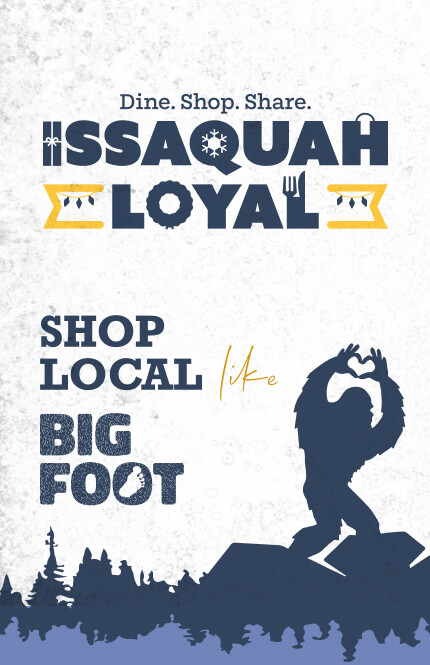 Issaquah Loyal Holiday Shopping - Shop local banner