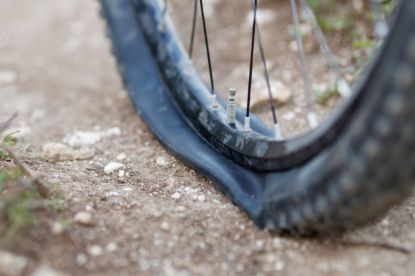 Bike flat tire