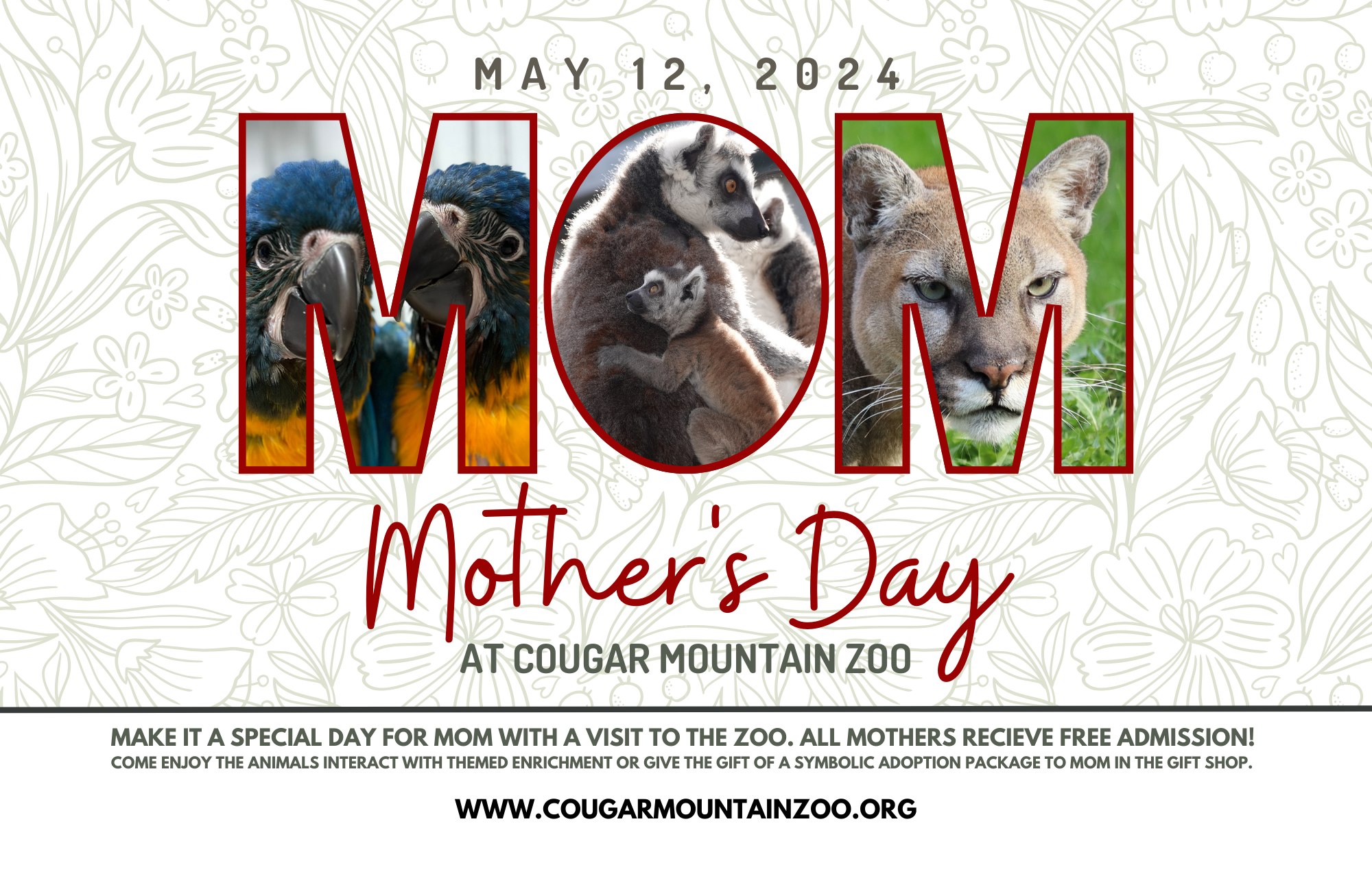 mothers day at zoo 2024